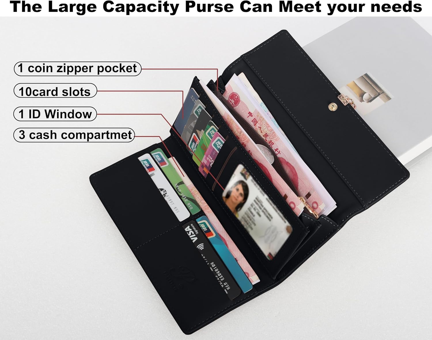 Thumbnail 4 de ZhengYue PU Leather Wallet for Women