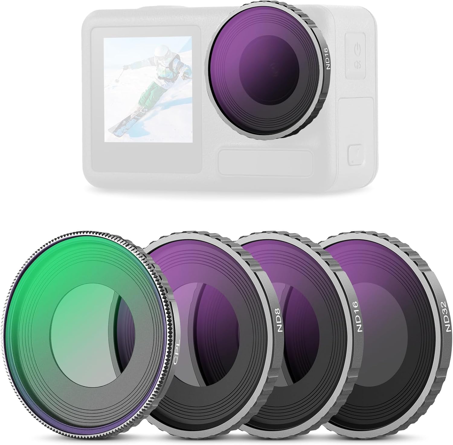 Detalle de Neewer CPL ND filter set 4 pack