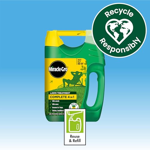 Thumbnail 8 de Miracle-Gro Complete 4 in 1 Lawn Food, 80 m² Handheld Spreader: Weed, Moss Control & Lawn Feed