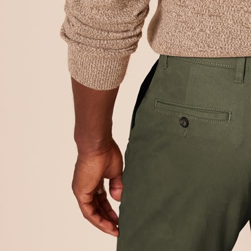Thumbnail 4 de Amazon Essentials Pantalones Chino Informales para Hombre — Corte ajustado, color verde oliva, 36W/30L