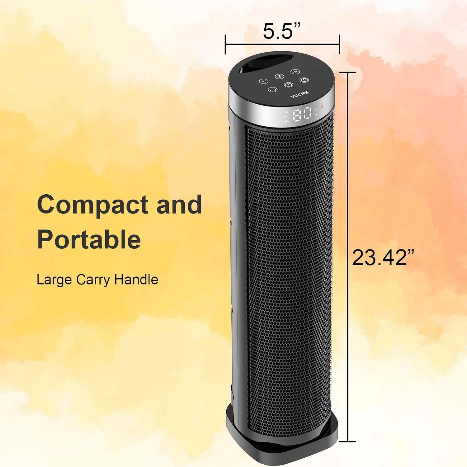 Thumbnail 6 de 70° Oscillating Space Heater ⚡