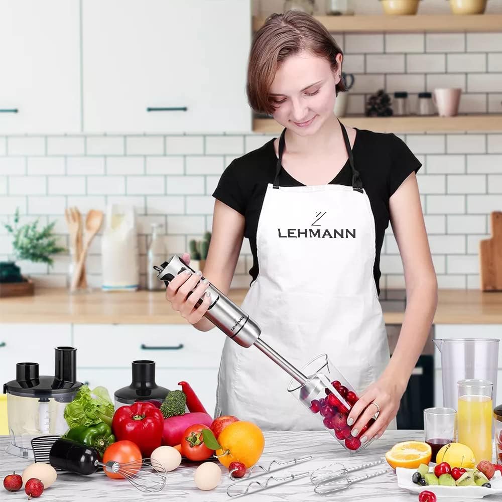 Thumbnail 2 de Lehmann Stabmixer Set Chopsui 1200 W – Vielseitiger Pürierstab mit Turbofunktion inkl. 9-teiligem Zubehör