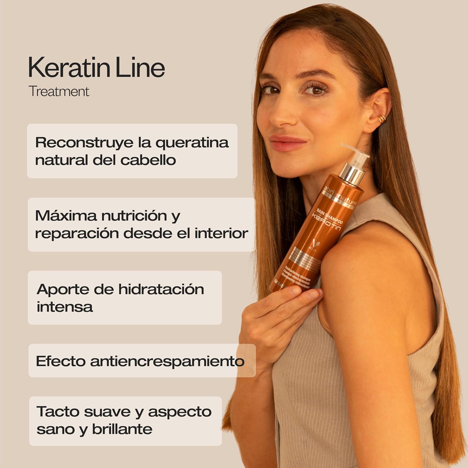 Detalle 2 de Abril et Nature Champú Keratin para Cabellos Naturales 💆♀