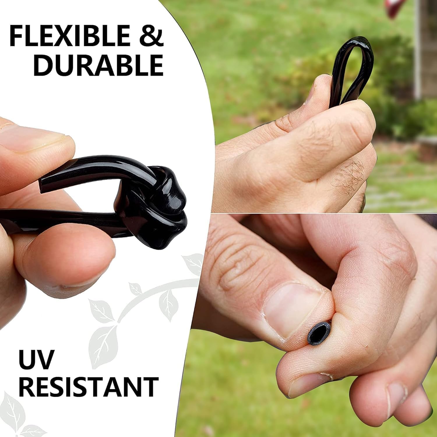 Thumbnail 2 de Wzzy Gurden Micro Tubo di Irrigazione 20 m – tubo di alimentazione nero, Ø esterno 7 mm, Ø interno 4 mm