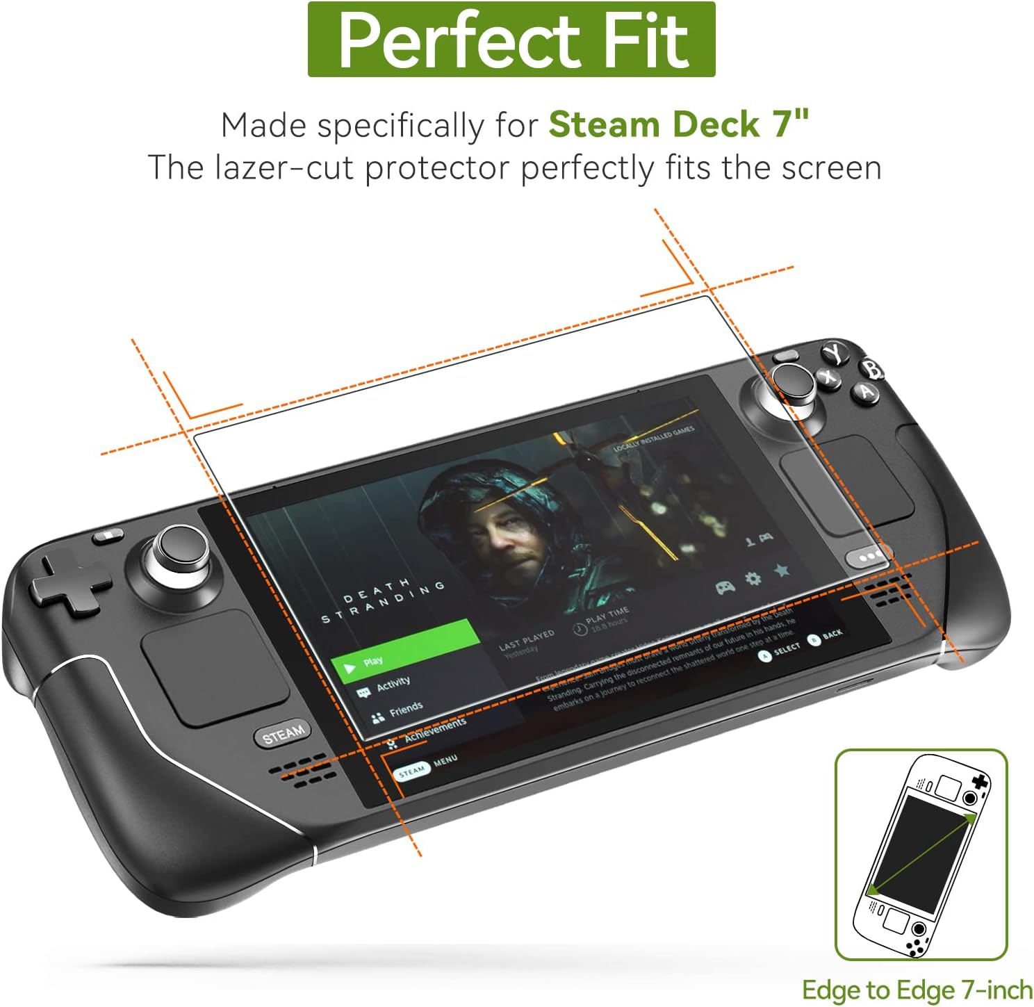 Thumbnail 3 de ivoler Screen Protector for Steam Deck 7"