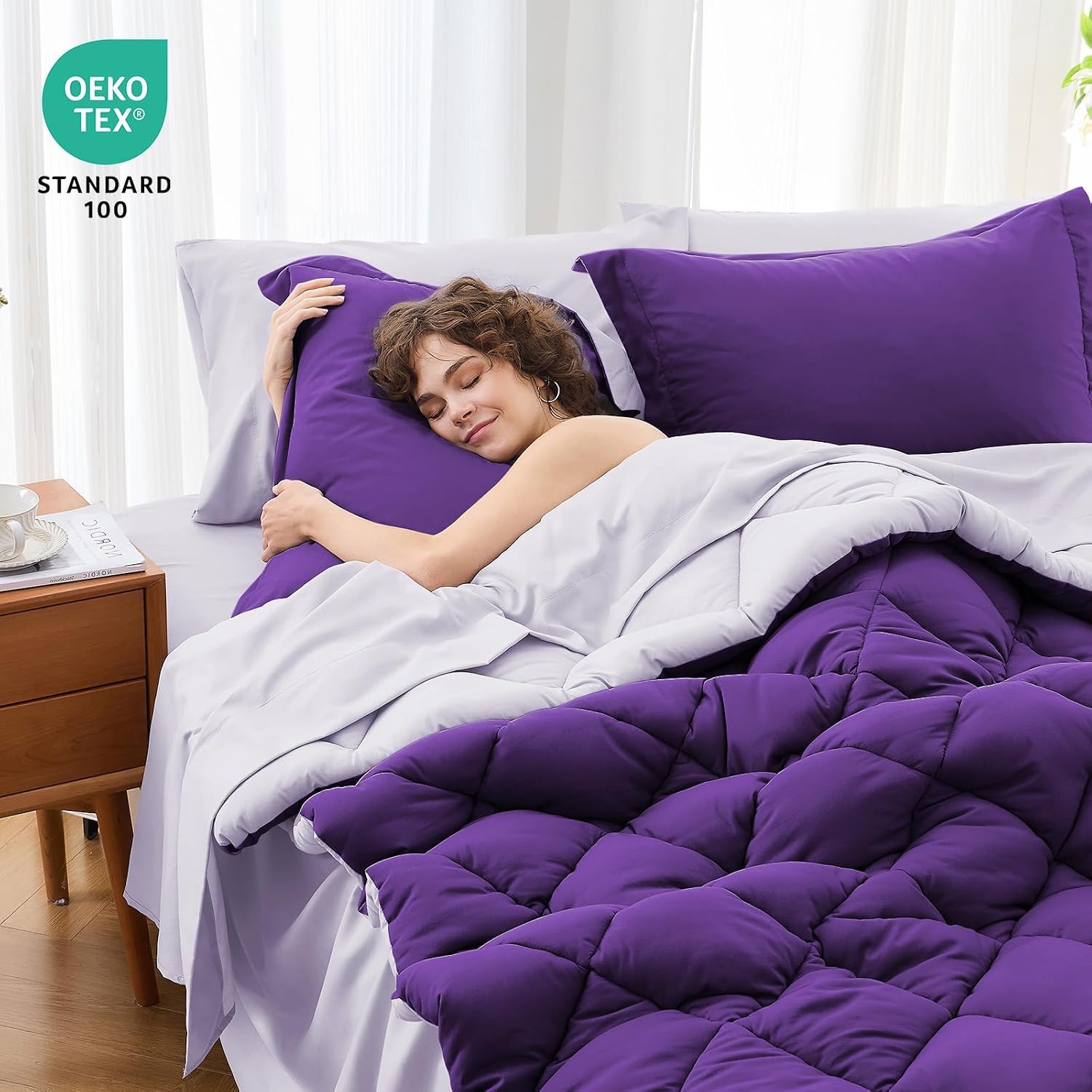 Detalle de Queen Comforter Set, 7-Piece