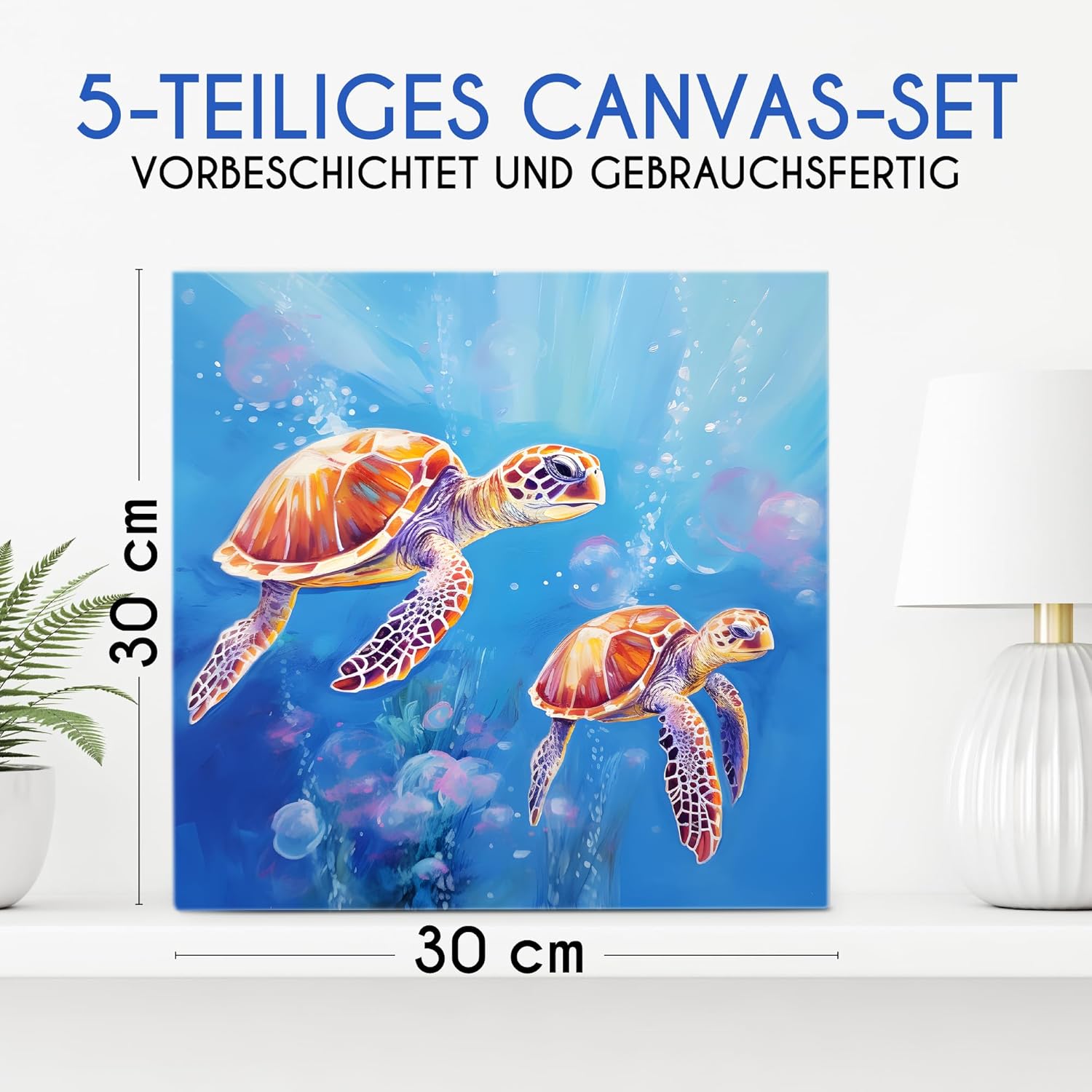 Thumbnail 1 de Zenacolor Leinwand 30x30 zum Bemalen 🎨