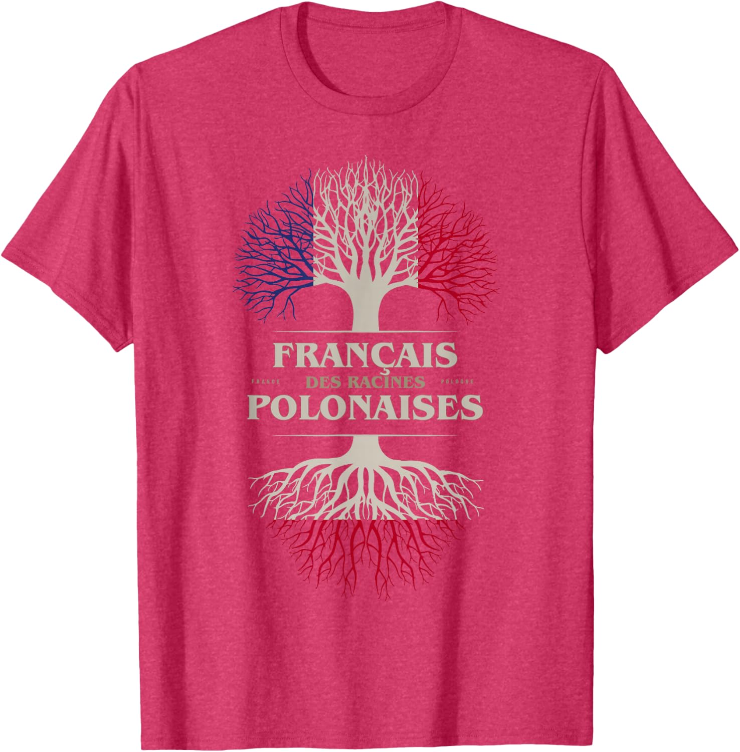 Detalle de T-Shirt Arbre Vie Pologne drapeau đ”đ±đ«đ·