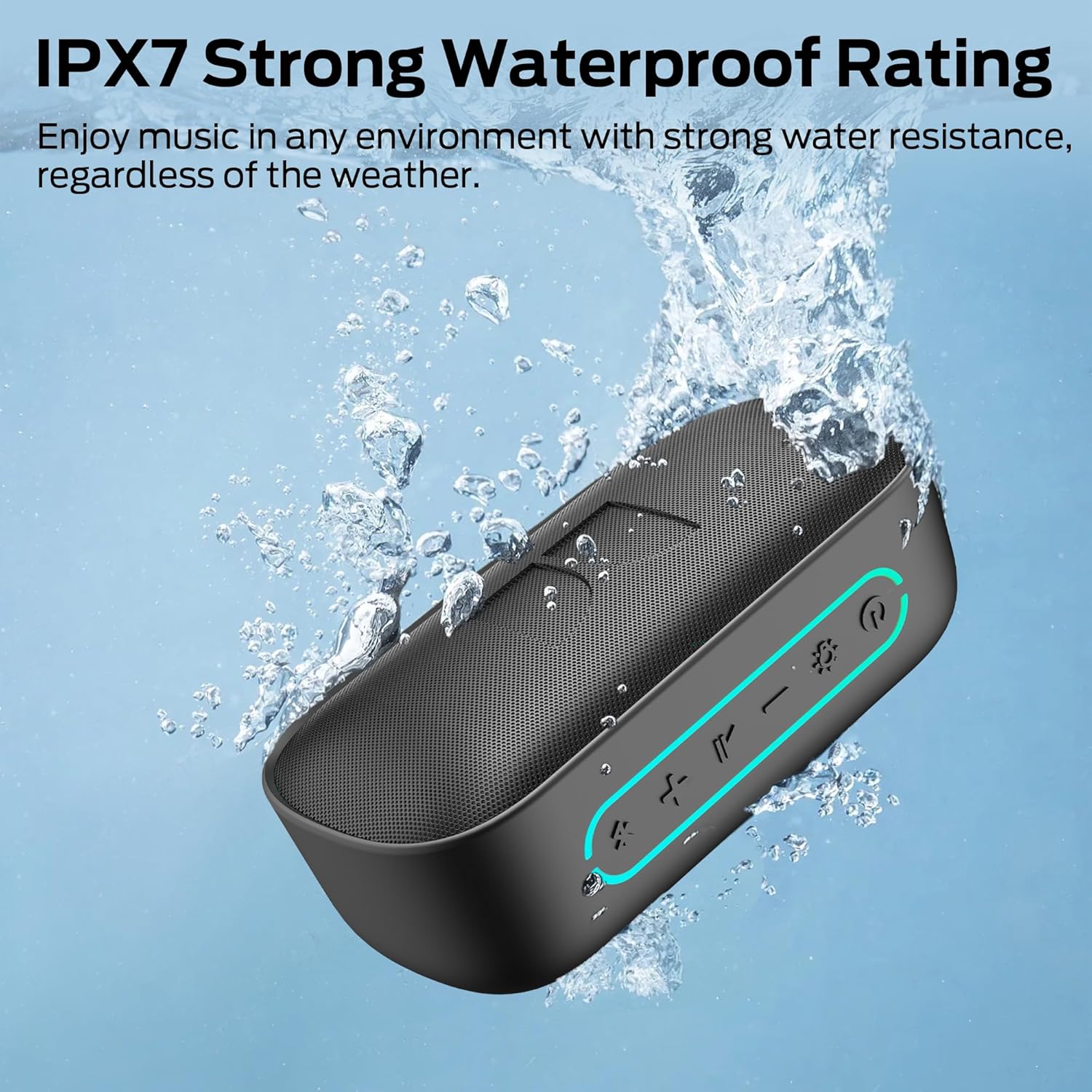 Thumbnail 3 de Monster S150 Speaker: Strong Bluetooth 5.4, IPX7 Waterproof, Multi-Speaker Connectivity