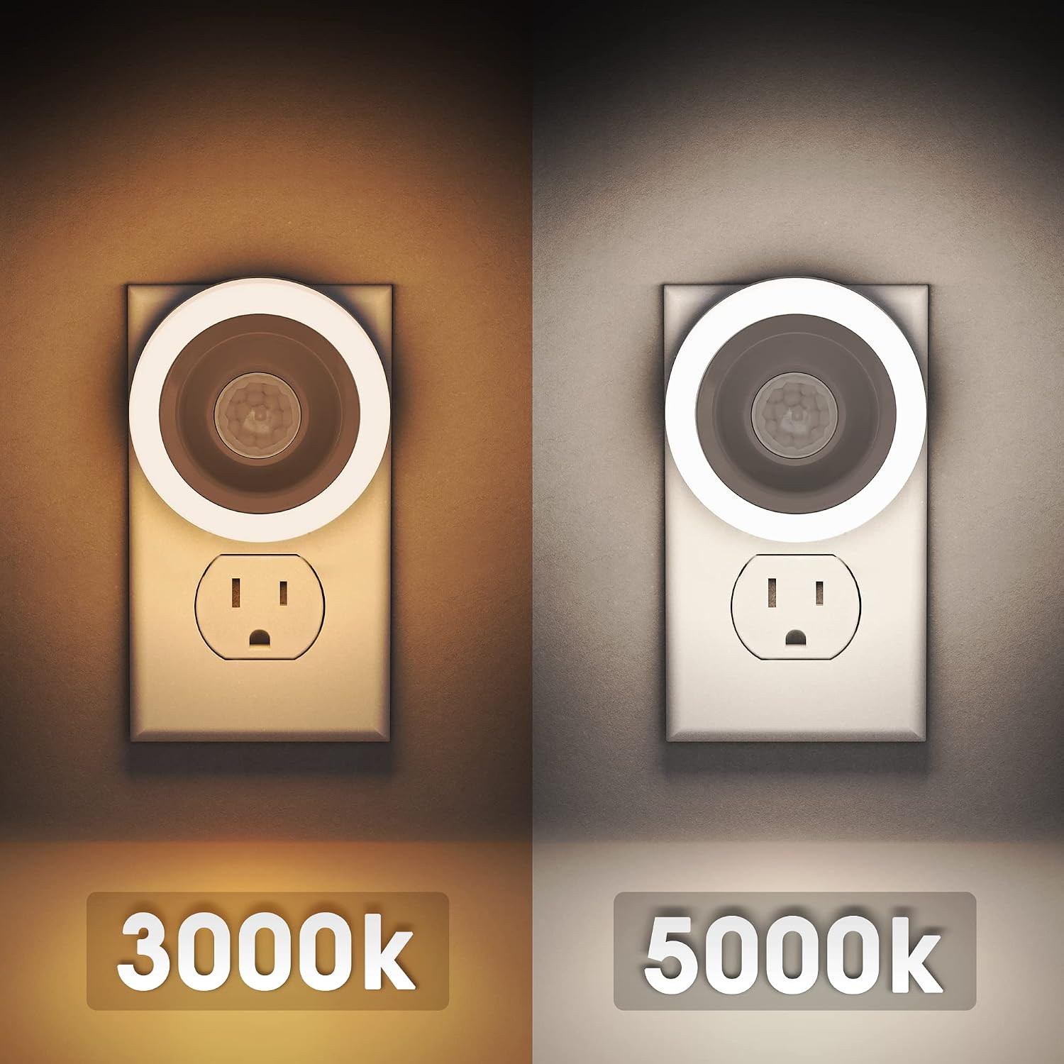 Thumbnail 6 de Briignite GD002 Motion Sensor Night Lights, 2-Pack, 3000K Warm White