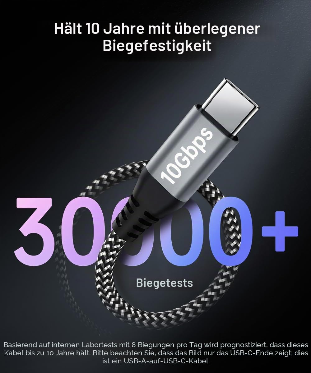 Thumbnail 4 de USB-C zu USB-A 3.2 Gen 2 Kabel 1,8 m