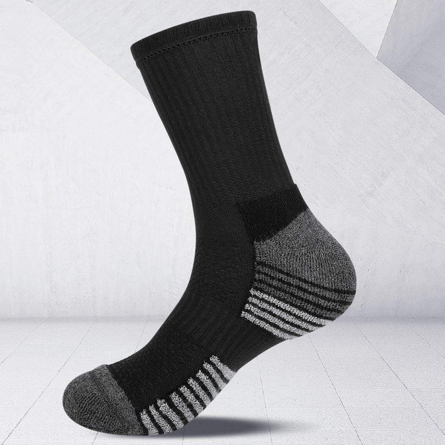 Detalle de Coskefy sports socks, 6 pairs thick cushion