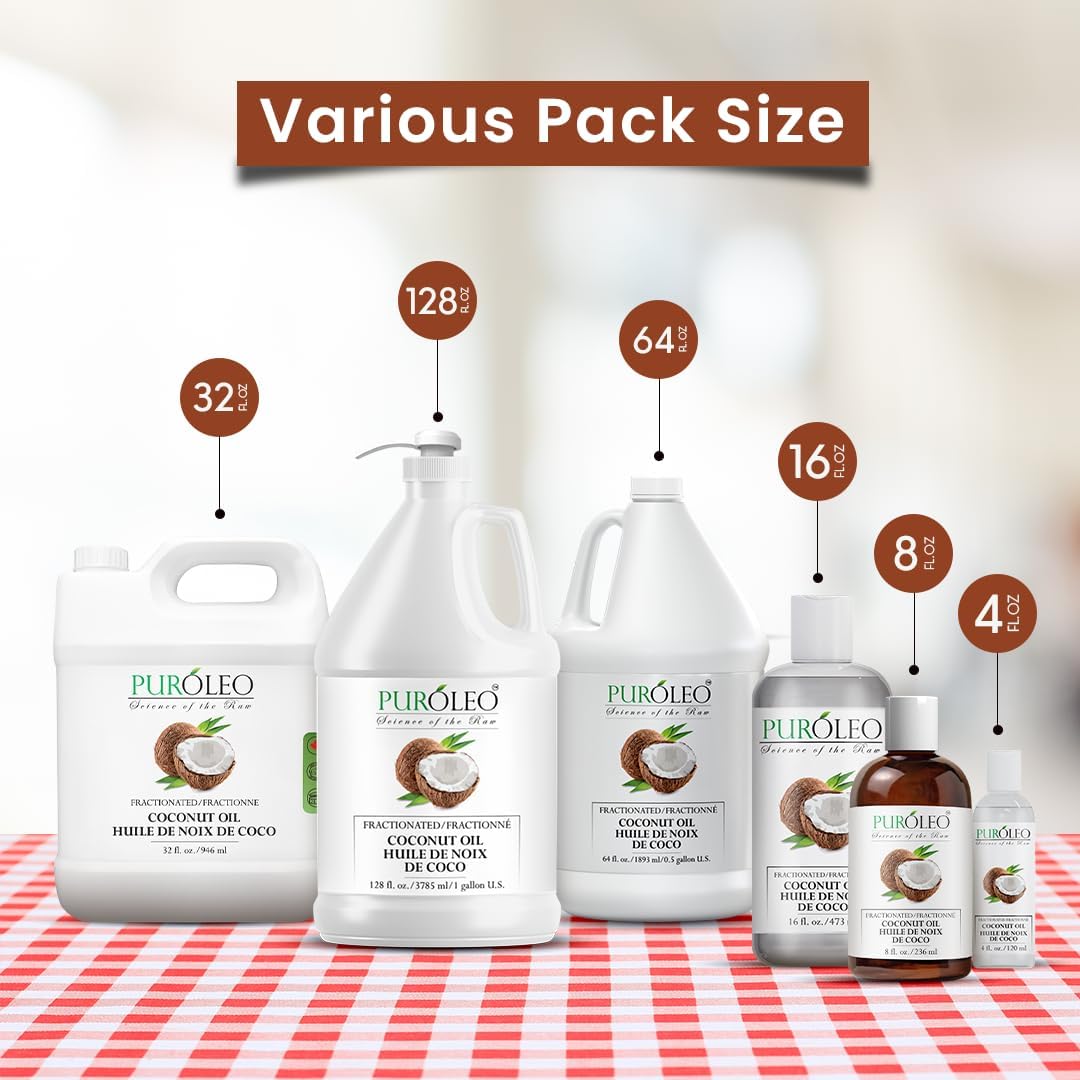 Detalle 2 de PUROLEO Fractionated Coconut Oil 473 mL