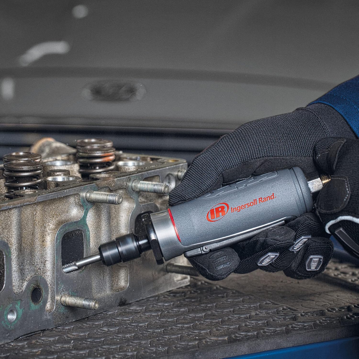 Detalle 2 de Ingersoll Rand 5108MAX-M: Smerigliatrice Pneumatica Diritta da 0,4 CV e 20.000 giri/min, senza lubrificazione