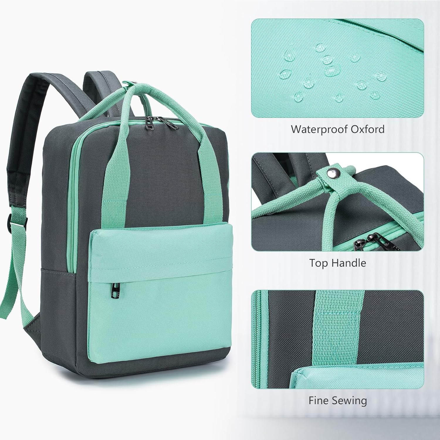 Thumbnail 3 de SUCIKORIO 40x30x15cm Travel Backpack Underseat Cabin Bag