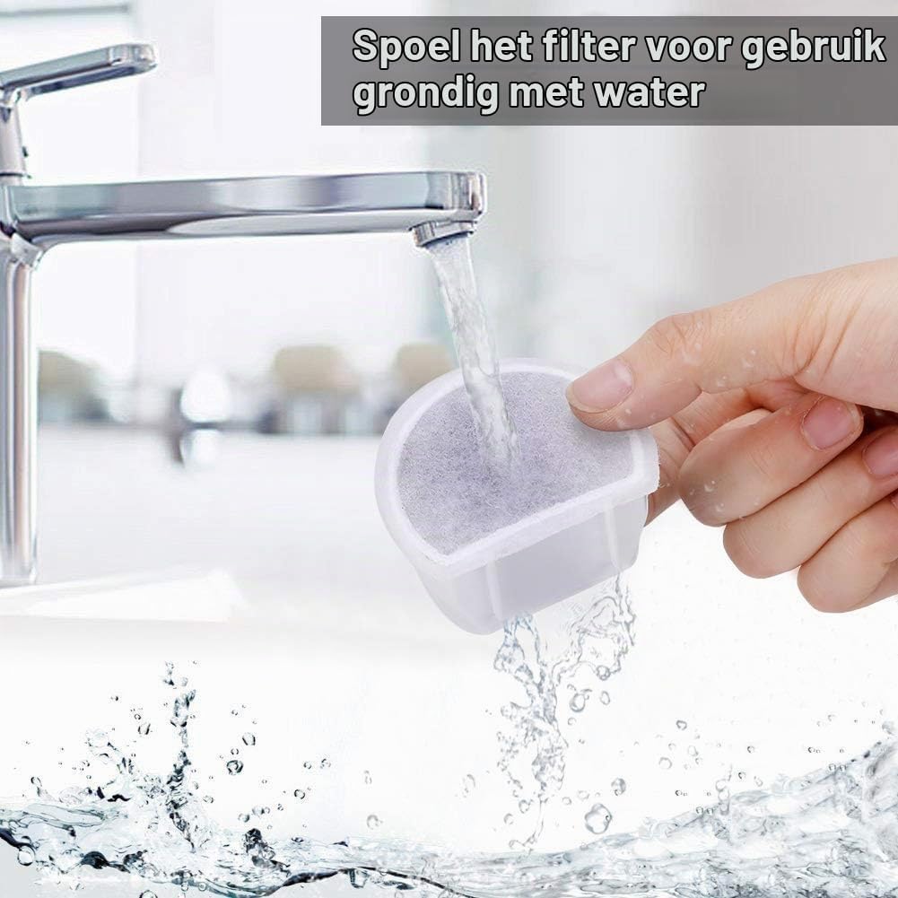 Thumbnail 3 de Yosoo Health Gear 0747333187779 koolstoffilters voor Drinkwell-fonteinen, 8 stuks
