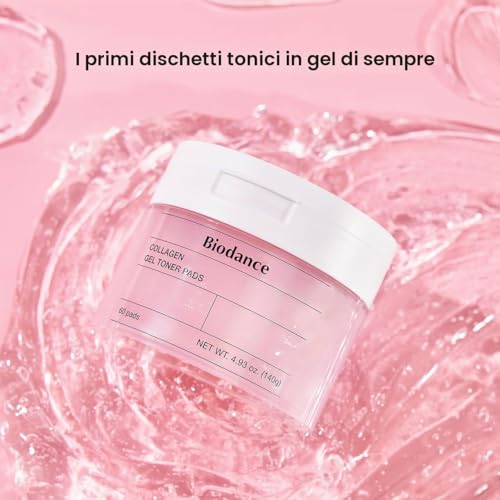 Detalle 2 de Biodance Collagen Gel Toner Pads — Dischetti rassodanti al Collagene, 60 pezzi