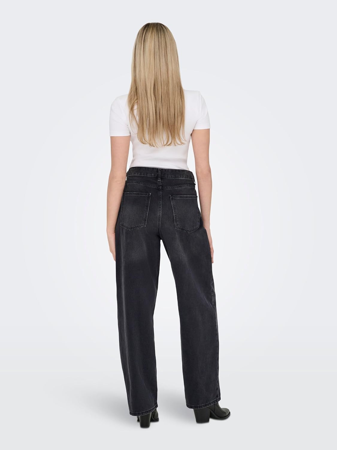 Thumbnail 3 de ONLY Onlgiorgia MW Asym Baggy Strai DNM Tai jeans donna con taglio baggy