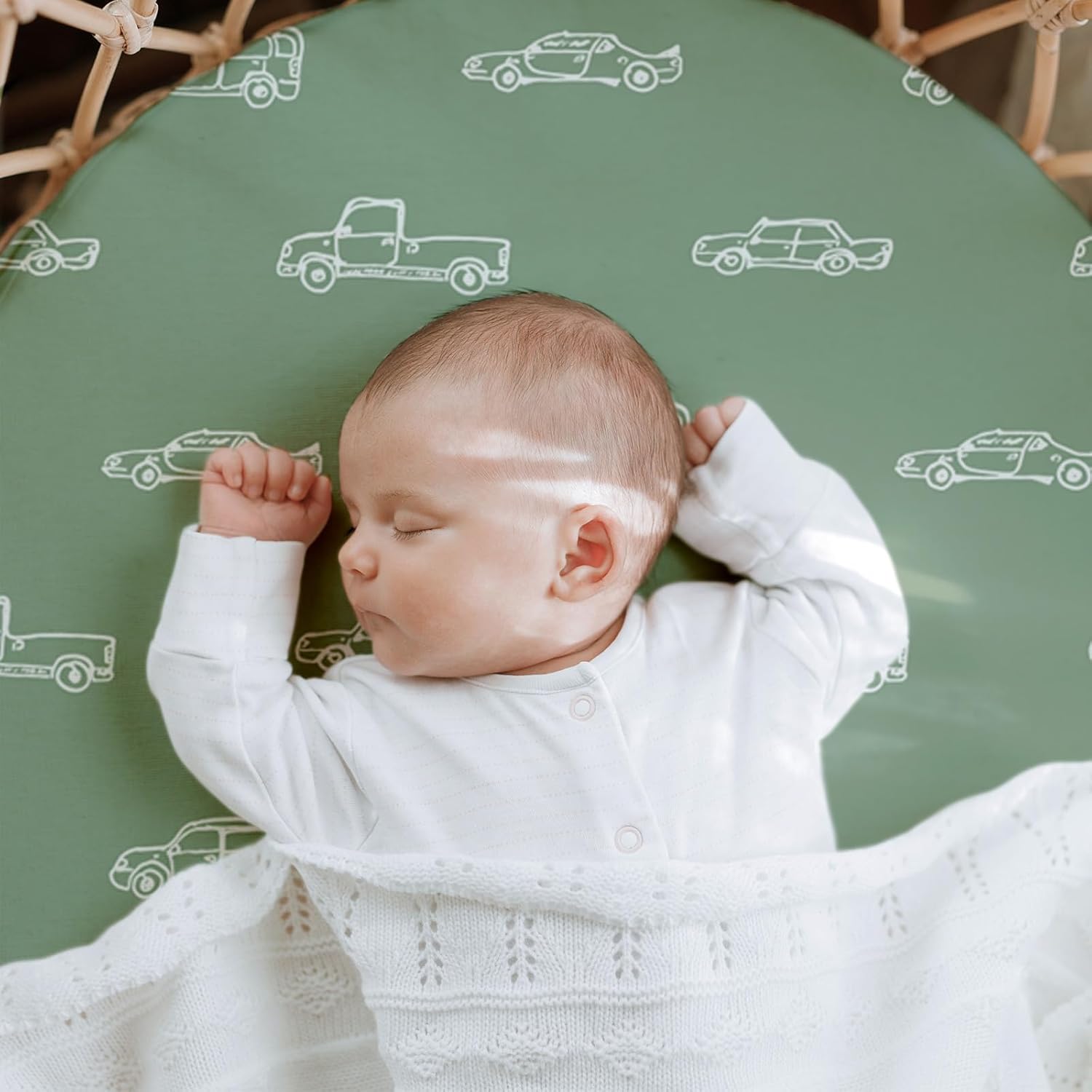 Thumbnail 6 de Baby Moses basket fitted sheets 4 pack