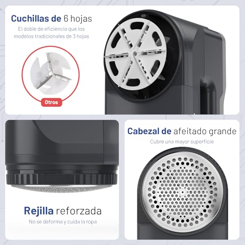 Thumbnail 3 de BEAUTURAL Rasoir Électrique à Peluches USB C