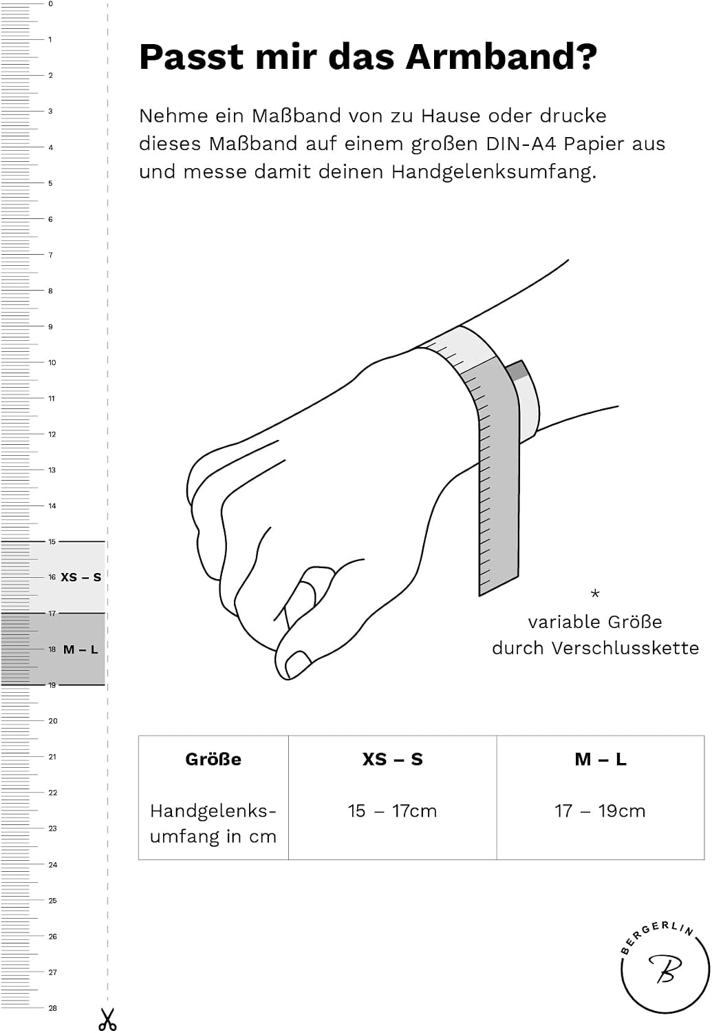 Detalle 2 de BERGERLIN 7 Chakra Armband mit Naturstein-Perlen & Lavastein – geprüft in Deutschland, mit Echtheitszertifikat
