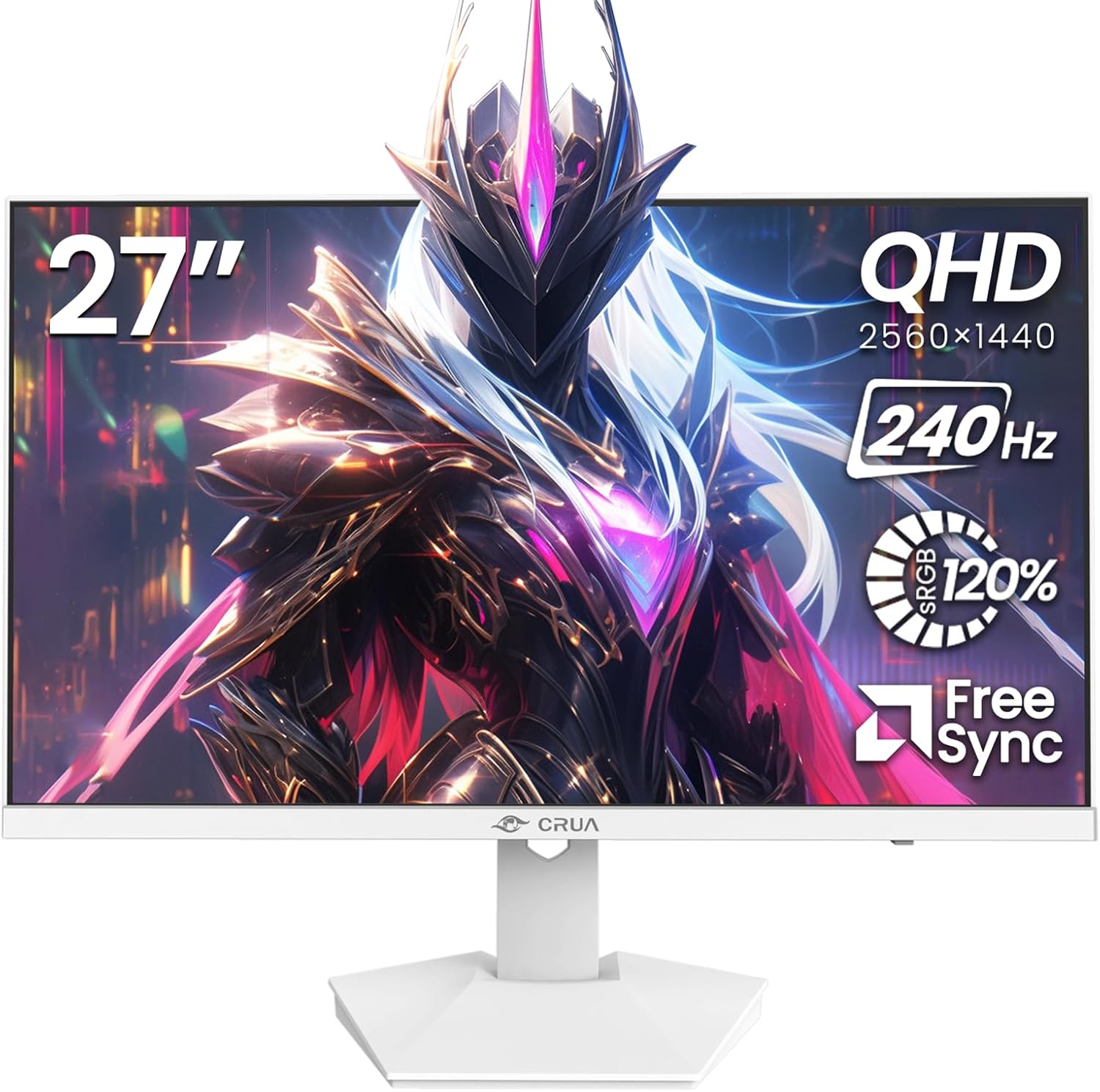 Detalle de CRUA 27-inch gaming monitor