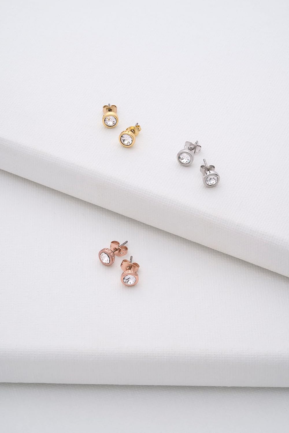 Detalle de Ted Baker Sinaa Crystal Stud Earrings For Women (Silver/Crystal)