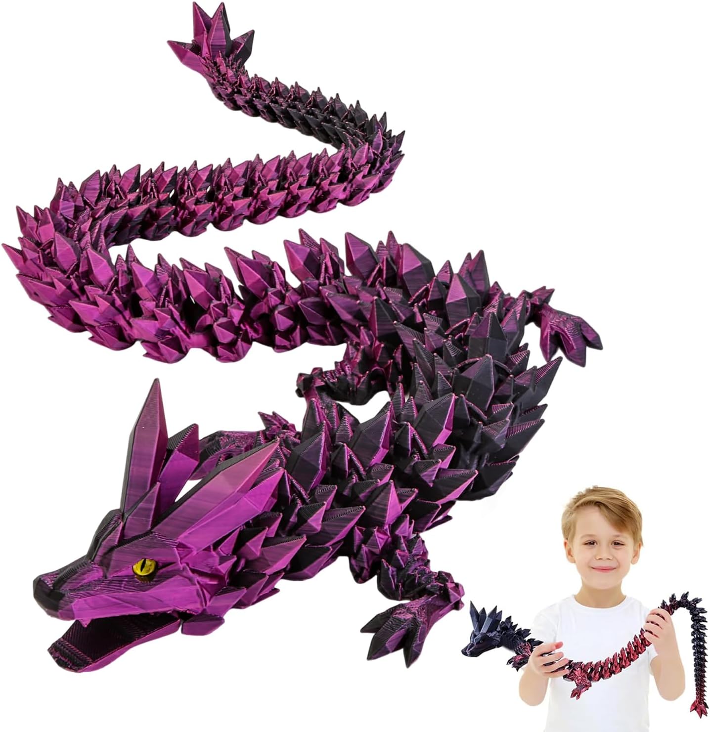 Detalle de 24 inch 3D Printed Dragon Toy Fidget