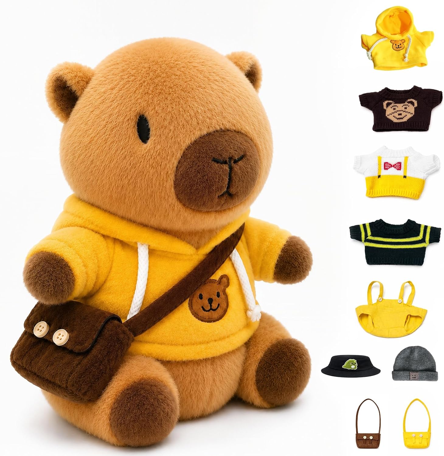 Thumbnail 6 de 10.2 inch Capybara plush set