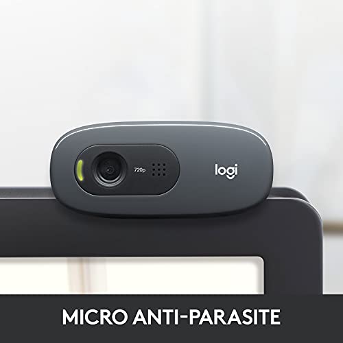 Thumbnail 2 de Logitech C270 Webcam HD 720p : simplicité fiable pour les appels et le streaming