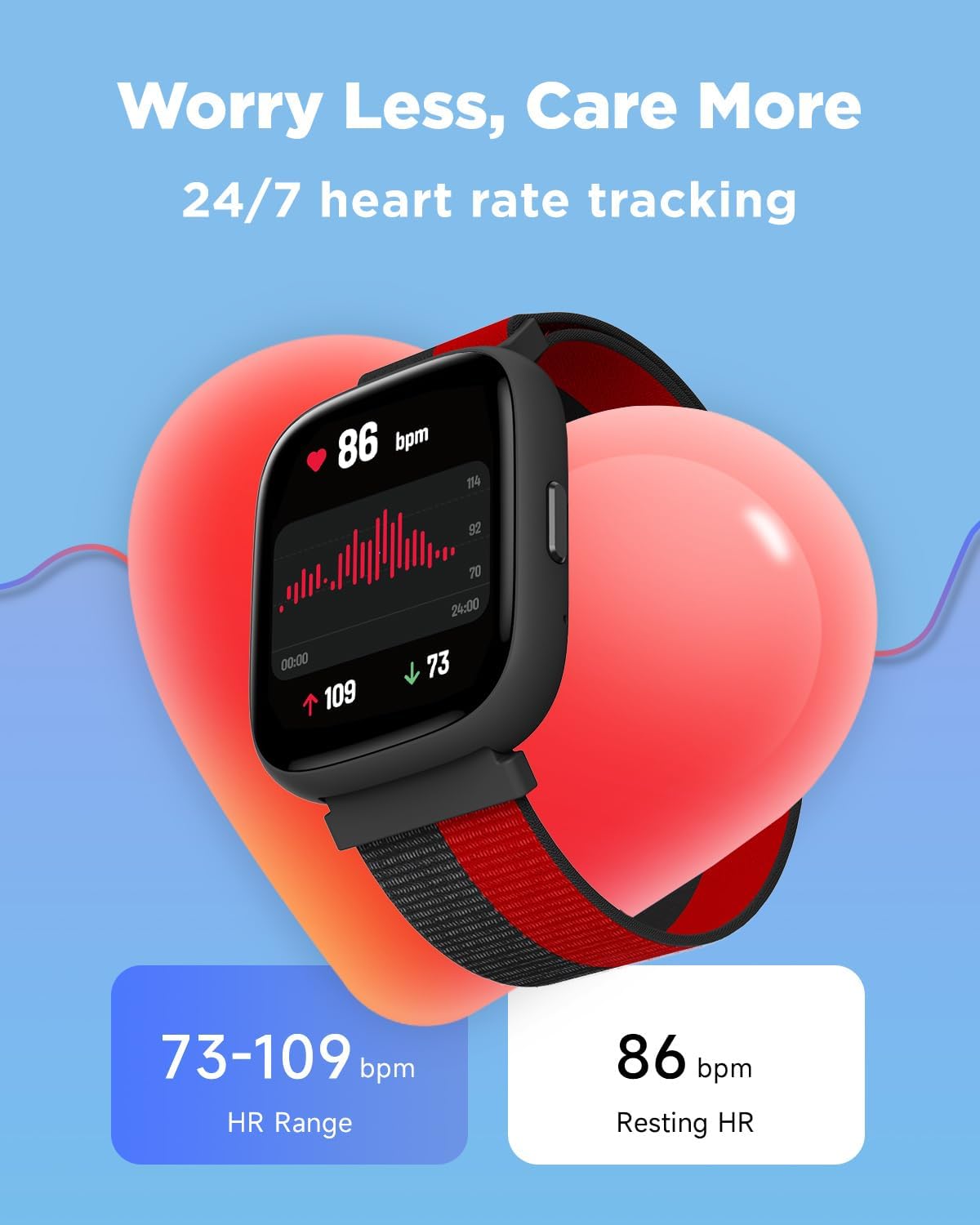 Thumbnail 4 de BIGGERFIVE BRAVE 2 1.8" Kids Fitness Watch
