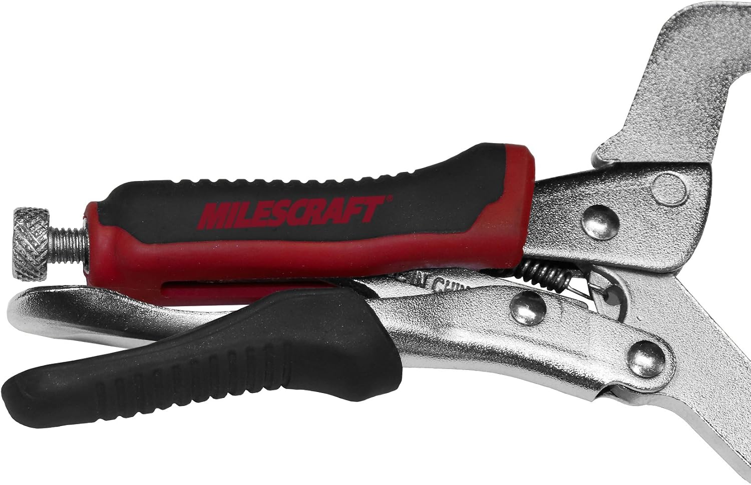 Detalle de Milescraft 4004 Pocketclamp – zacisk do połączeń kieszeniowych, szczęka 10 cm