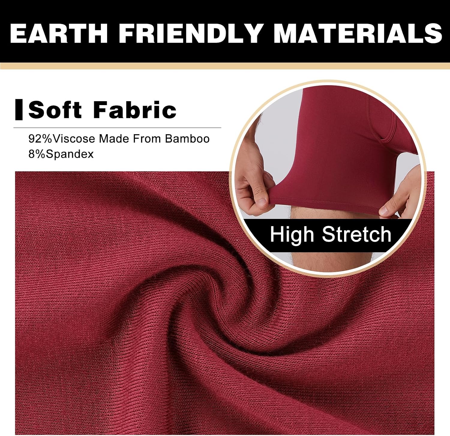Thumbnail 4 de BAMBOO COOL Ultra ComfortSoft Boxer Briefs for Men