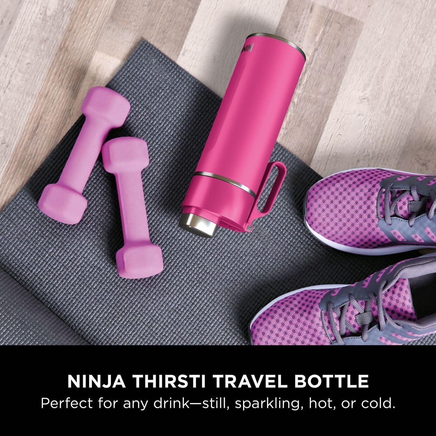 Detalle 2 de Ninja Thirsti DW2401EUUKBP 700 ml insulated bottle 🚰