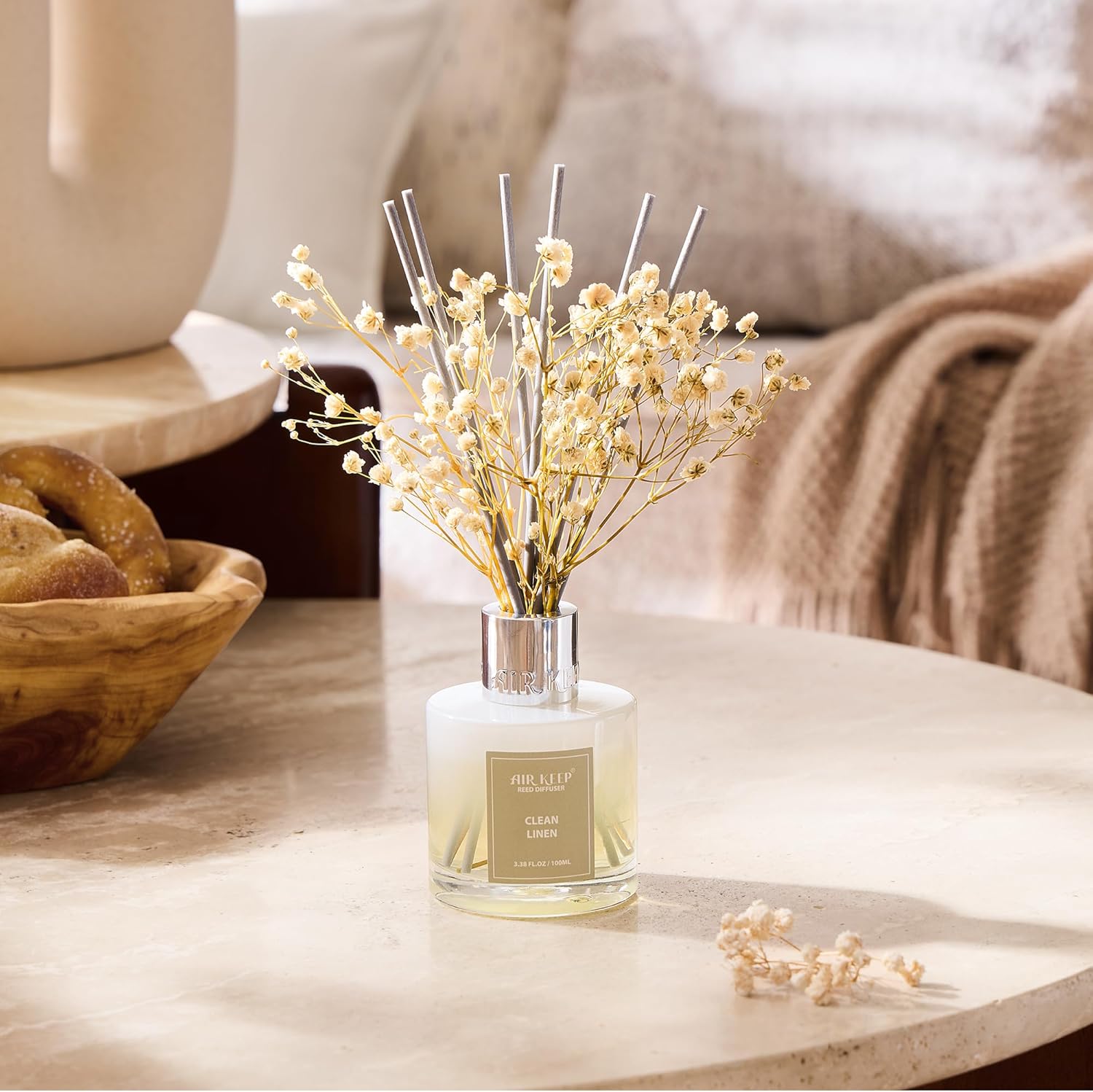 Thumbnail 1 de Airkeep Diffuseur de Parfum Clean Linen — 100 ml avec 8 bâtonnets