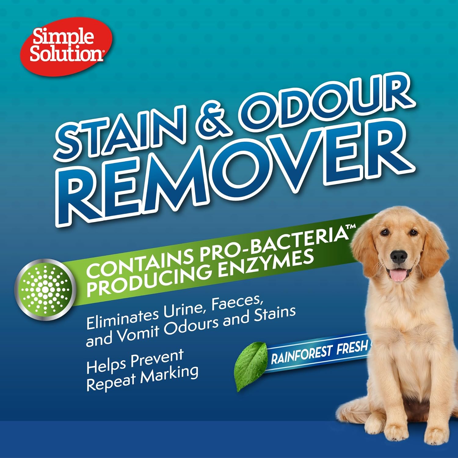 Thumbnail 6 de Simple Solution Pet Stain and Odour Remover Rainforest Fresh 750 ml – enzymatischer Reiniger gegen Flecken & Gerüche von Hund und Katze