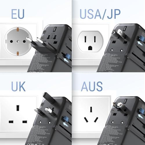 Detalle 2 de MINIX 170W Universal Travel Adapter 🌍 USB-C & USB-A Ports