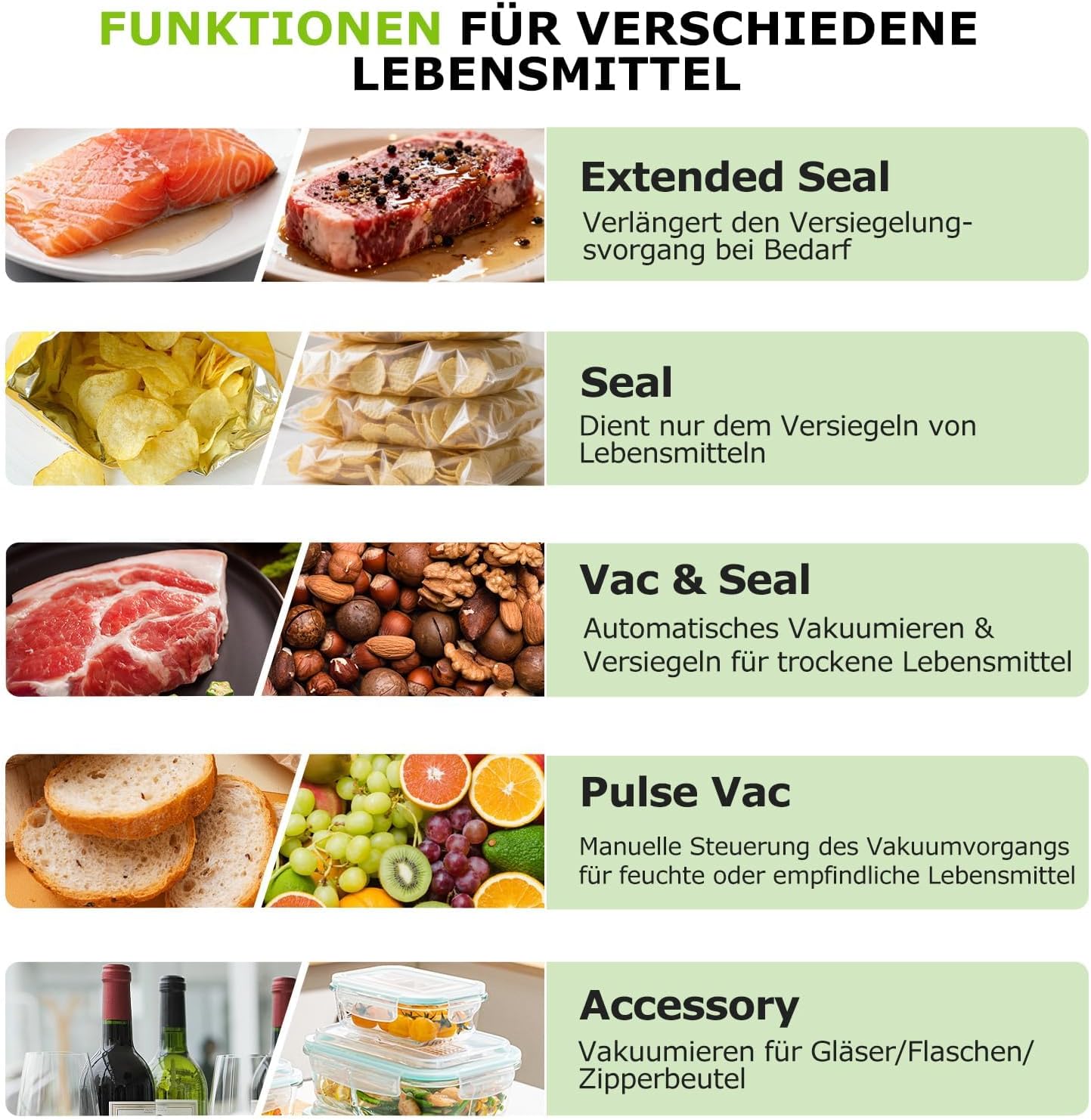 Thumbnail 4 de Bonsenkitchen Vakuumiergerät 15 L/min für Sous-Vide