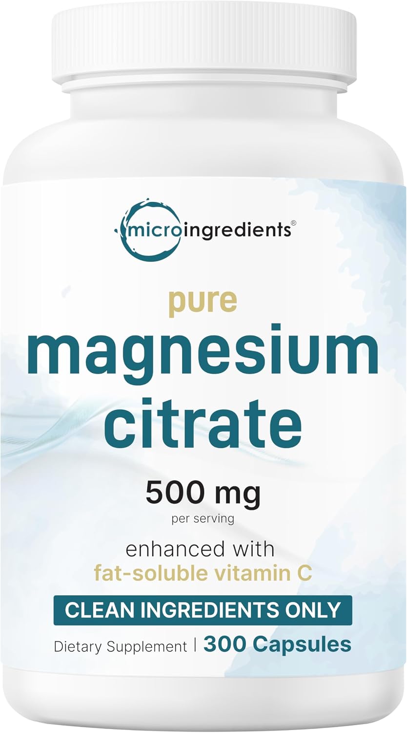 Detalle de Micro Ingredients Magnesium Citrate Supplement 500mg