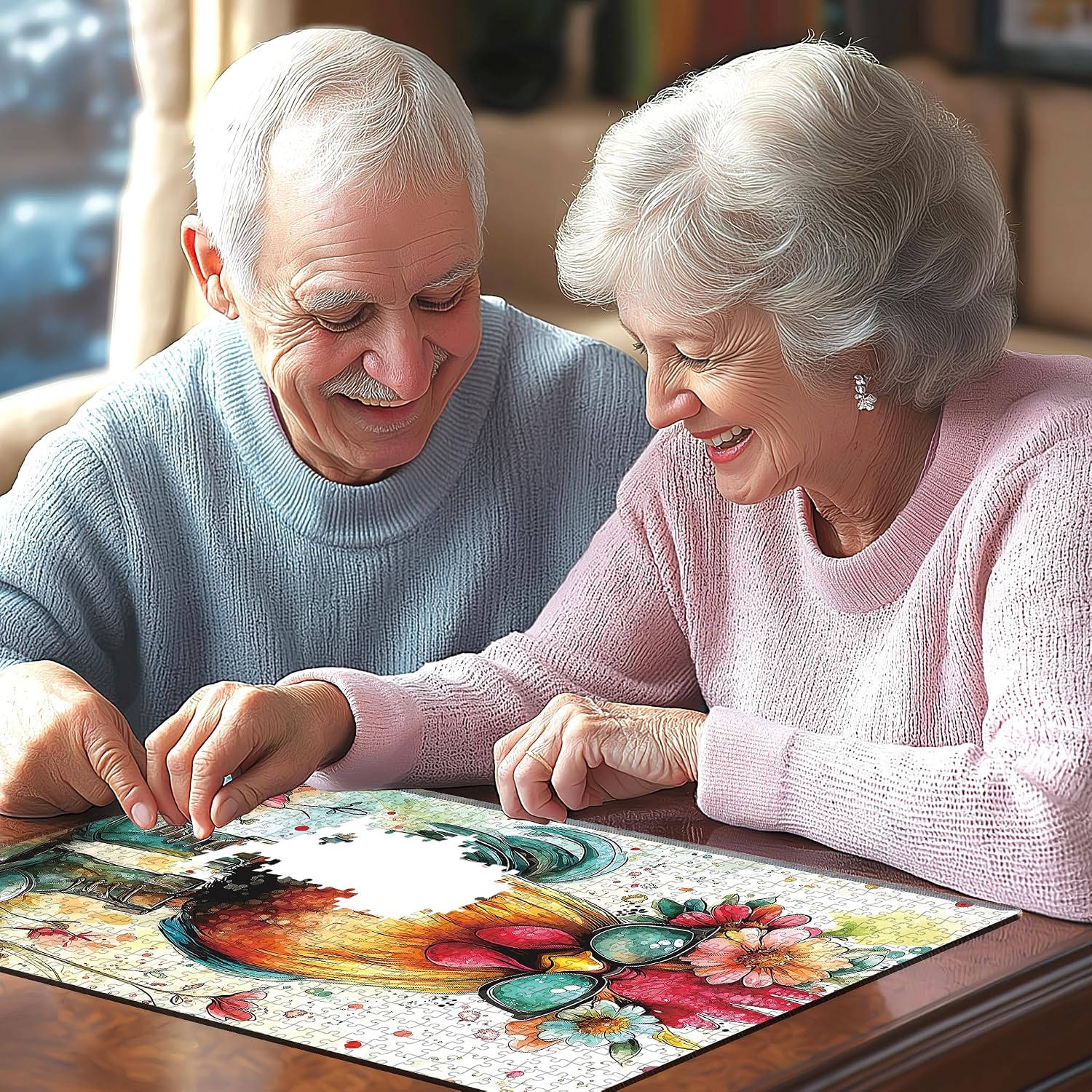 Thumbnail 6 de Adult jigsaw puzzle, 1,000 pieces