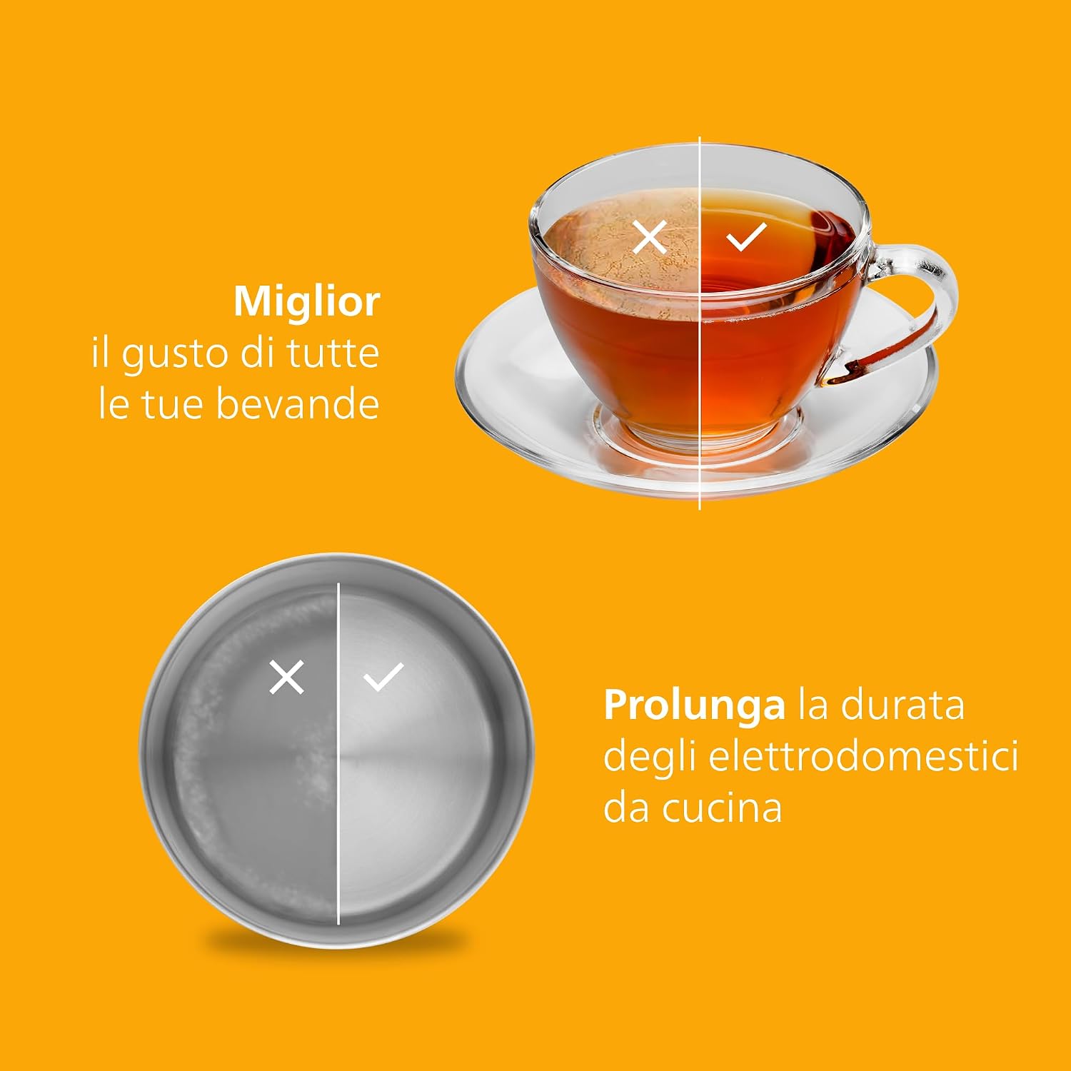 Detalle de Philips Water filtro caraffa Anticalcare+ con timer elettronico e 4 cartucce di ricambio