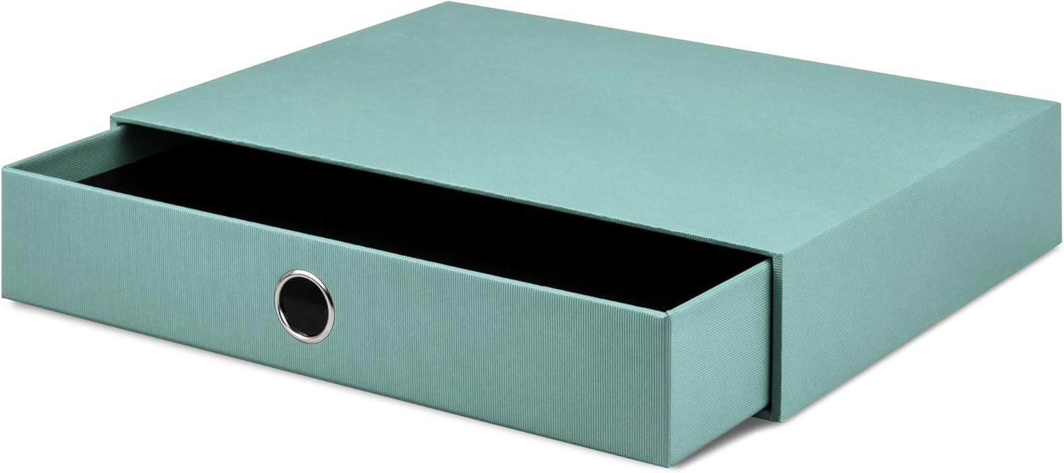 Thumbnail 2 de Rössler SOHO 1er Schubladenbox aus Papier – Schubladenbox 34 × 25 × 7 cm, Grün/Opal
