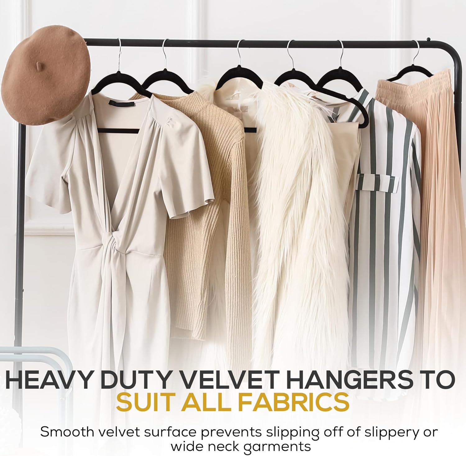 Thumbnail 6 de Techzoo 50-Piece Velvet Hangers ⚙