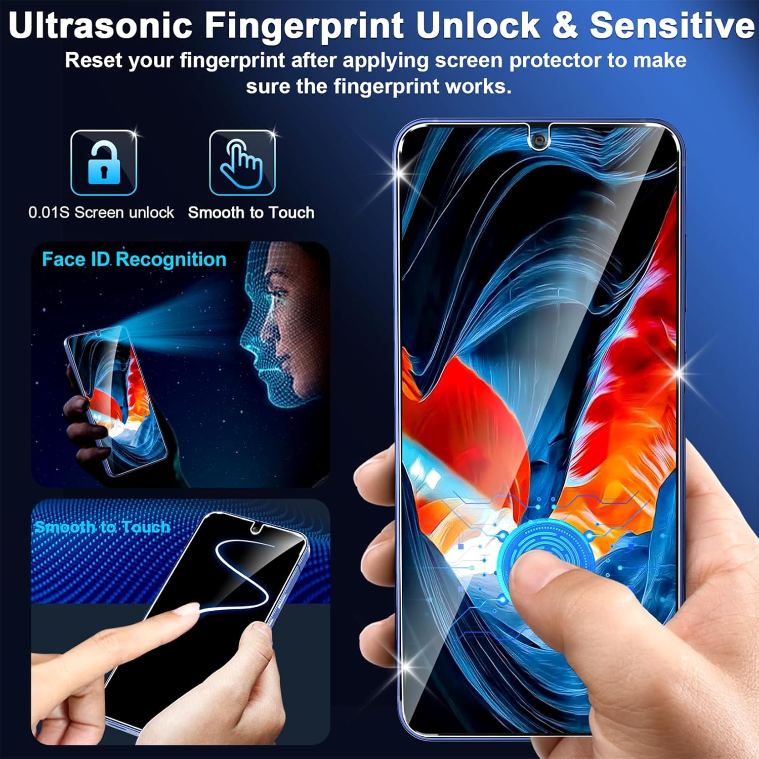 Thumbnail 4 de firtstnow 3-Pack Privacy Screen Protector + 2-Pack Camera Lens Protectors for Samsung Galaxy S26 (True 25° Anti-Spy, 9H+)