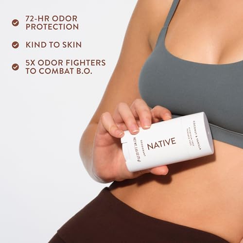 Thumbnail 6 de Native Coconut & Vanilla Deodorant — Aluminum-Free, 72-Hour Odor Control (2.65oz)