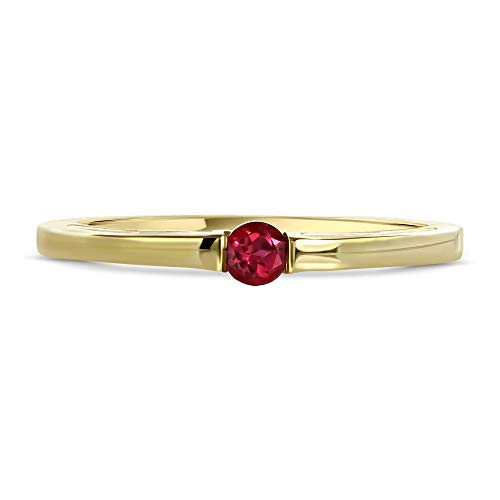Detalle de Miore Anillo de mujer con oro amarillo de 9 quilates (375)