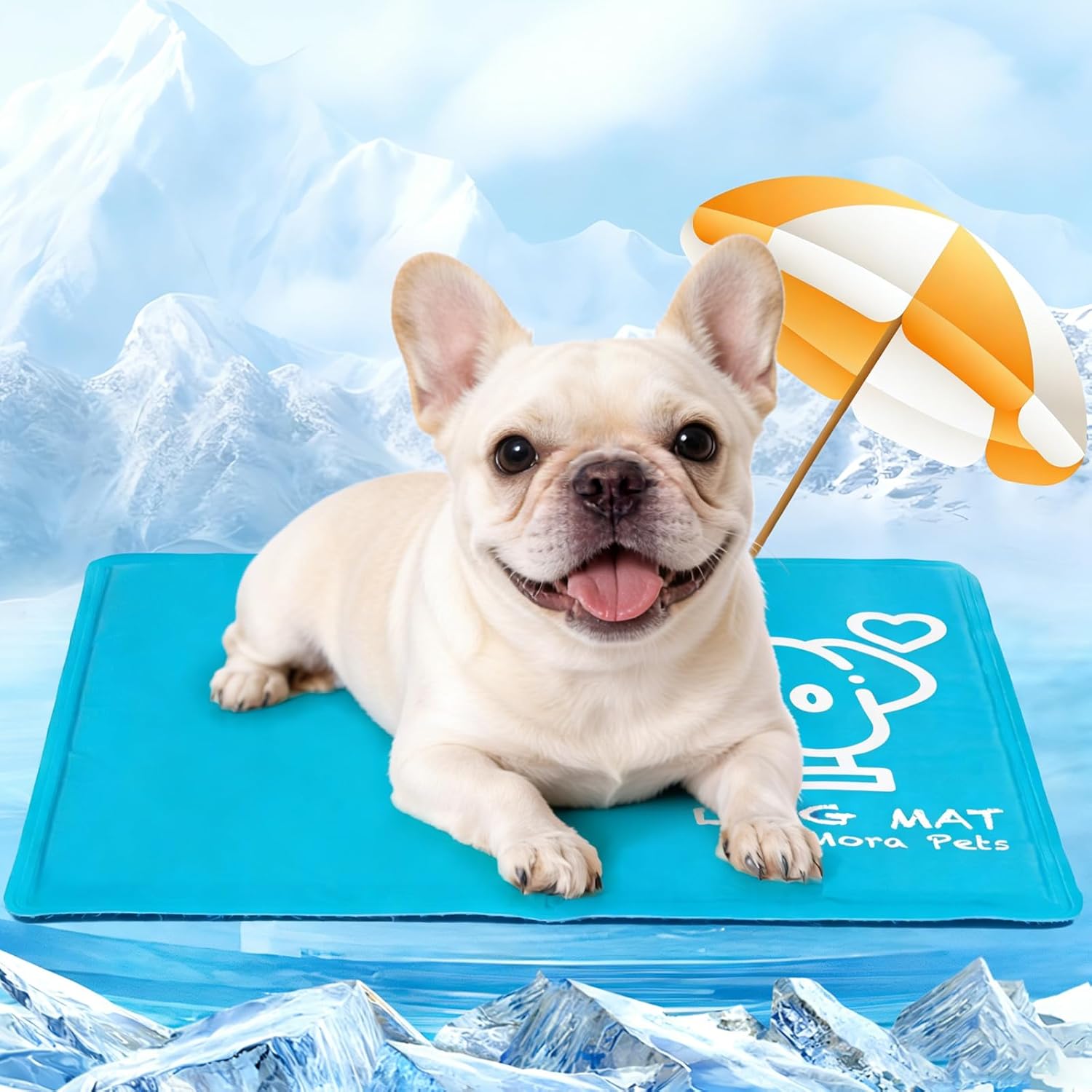 Pawtasy Dog Cooling Mat Medium – Thick Self-Cooling Pad for Dogs & Cats (50x69cm)