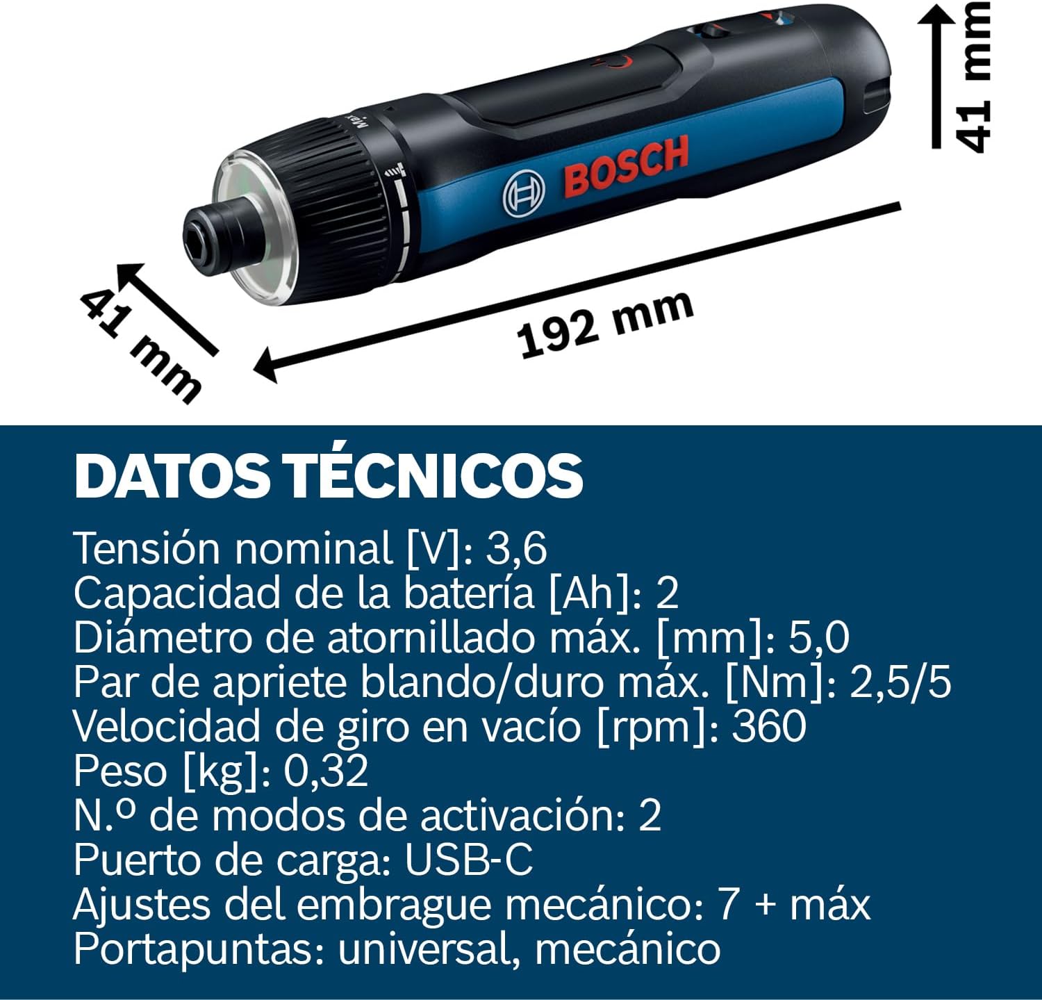 Thumbnail 3 de Bosch GO 3 Atornillador a Batería con Accesorios