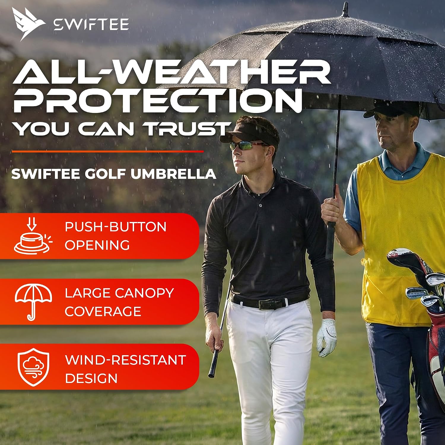 Detalle de 60 Inch Golf Umbrella Automatic Open