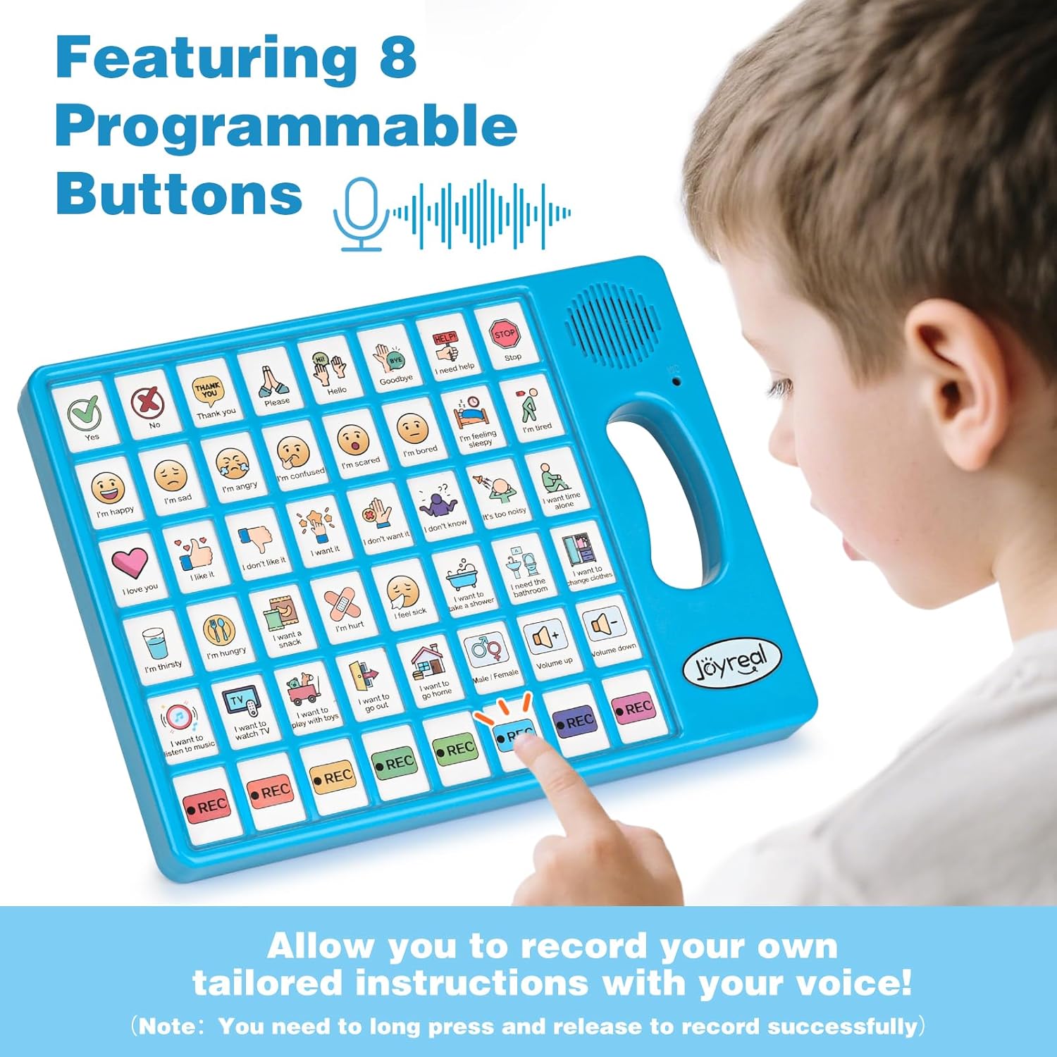 Thumbnail 2 de Joyreal AAC Device 8‑button communication tablet